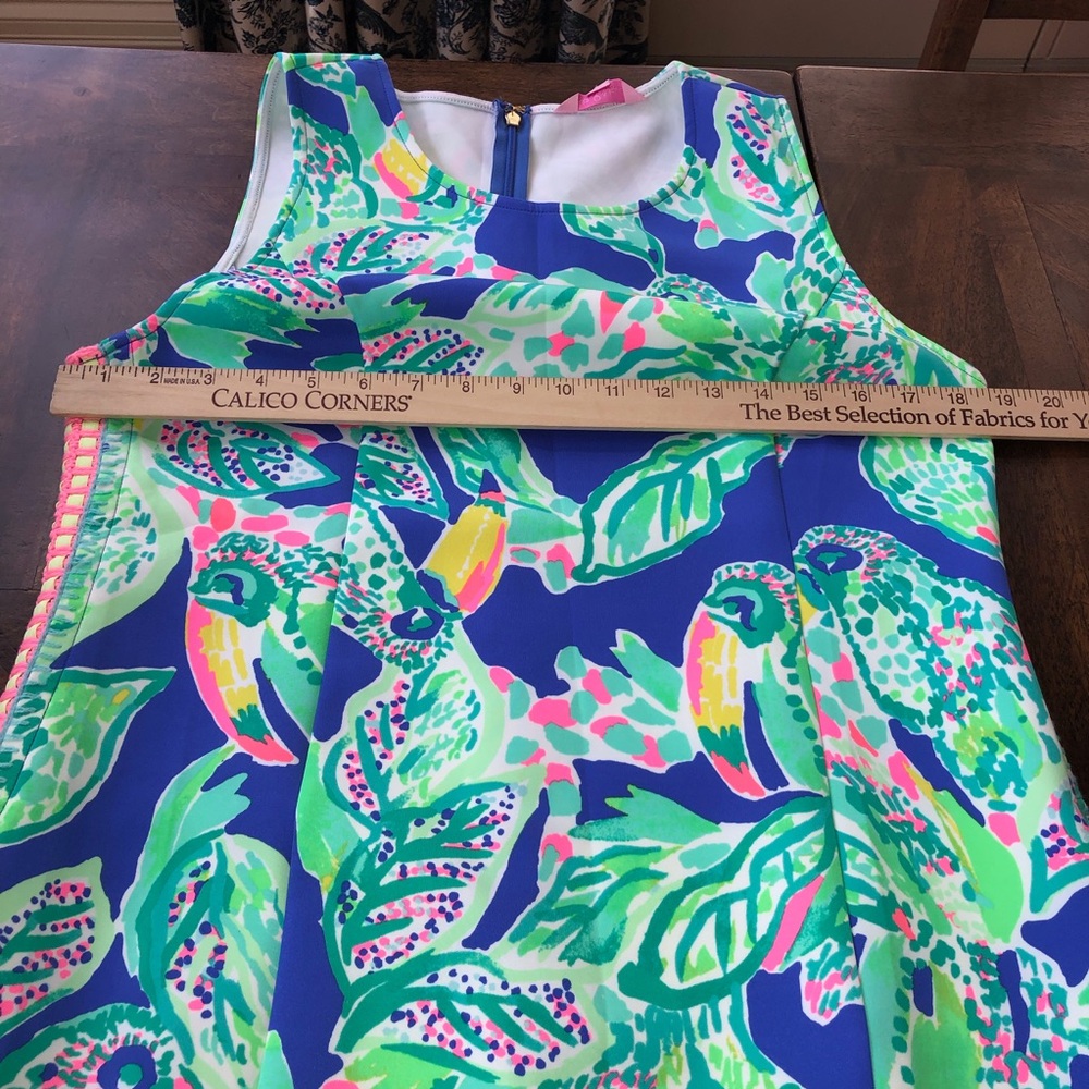 Lilly Pulitzer Mila Knit Shift in Wake Up Call Print New Size L - Picture 10 of 13